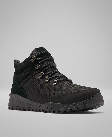 Men's black mid boot