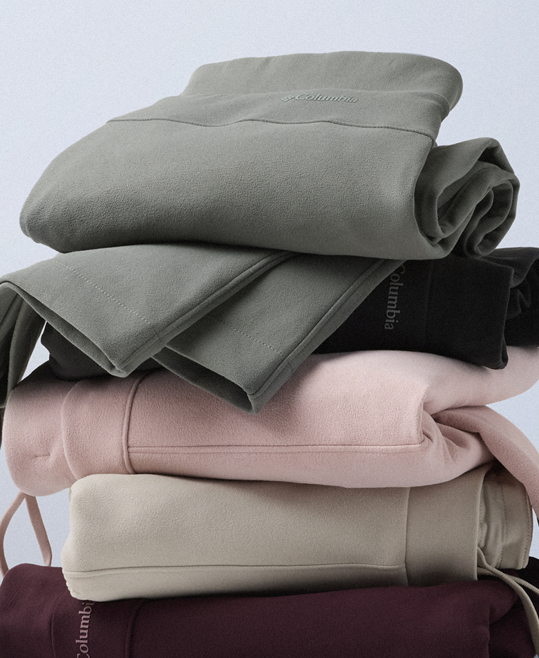 Stack of sweatpants